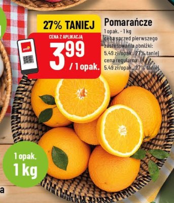Pomarańcze promocja w POLOmarket