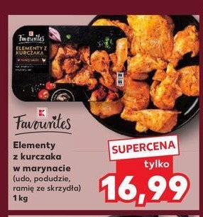 Elementy z kurczaka w marynacie K-classic favourites promocja w Kaufland