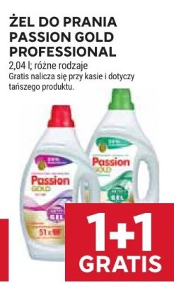 Żel do prania Passion Gold Professional promocja w Stokrotka