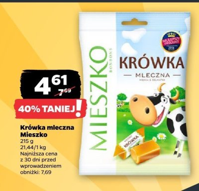 Krówka mleczna Mieszko promocja w Netto