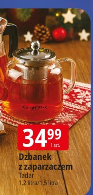 Dzbanek z zaparzaczem Dafar promocja w Leclerc