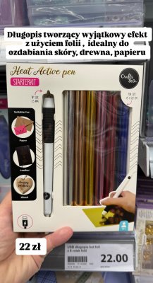 Długopis Heat Active pen Starterkit Crafts&Co. promocja w Action