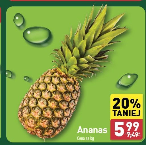 Ananas promocja w Aldi