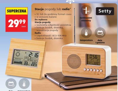 Stacja pogody  promocja w Biedronka