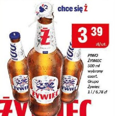 Piwo Żywiec promocja w Chorten