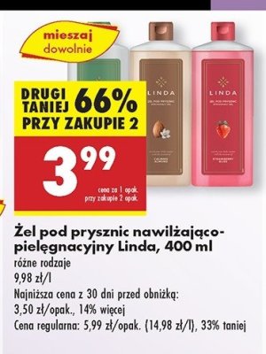 Żel pod prysznic oliwka Linda promocja