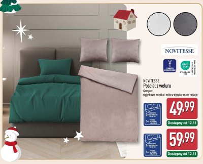 Pościel z weluru 220x200 cm + 2x 70x80 cm promocja w Aldi