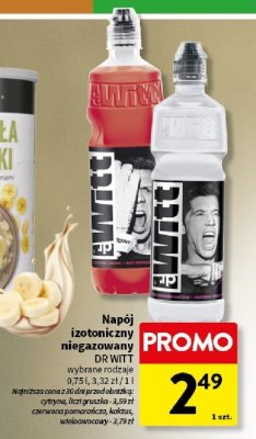 Napój izotoniczny niegazowany promocja w Intermarche