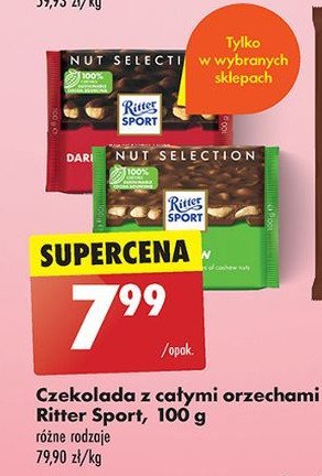 Czekolada mleczna z orzechami Ritter sport promocja