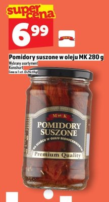Pomidory suszone w oleju MK 280 g promocja w TOPAZ