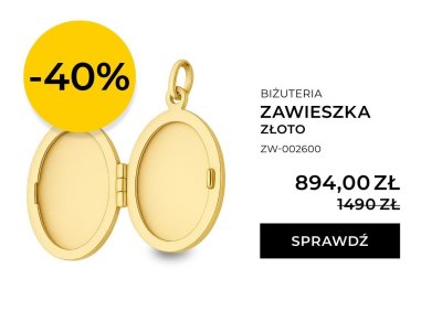 Zawieszka złoto promocja w Briju