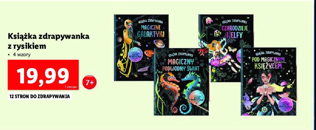 Książka zdrapywanka pod magicznym księżycem promocja