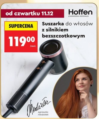 Suszarka do włosów z silnikiem bezszczotkowym promocja w Biedronka