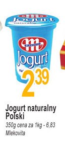 Jogurt naturalny Mlekovita jogurt polski promocja