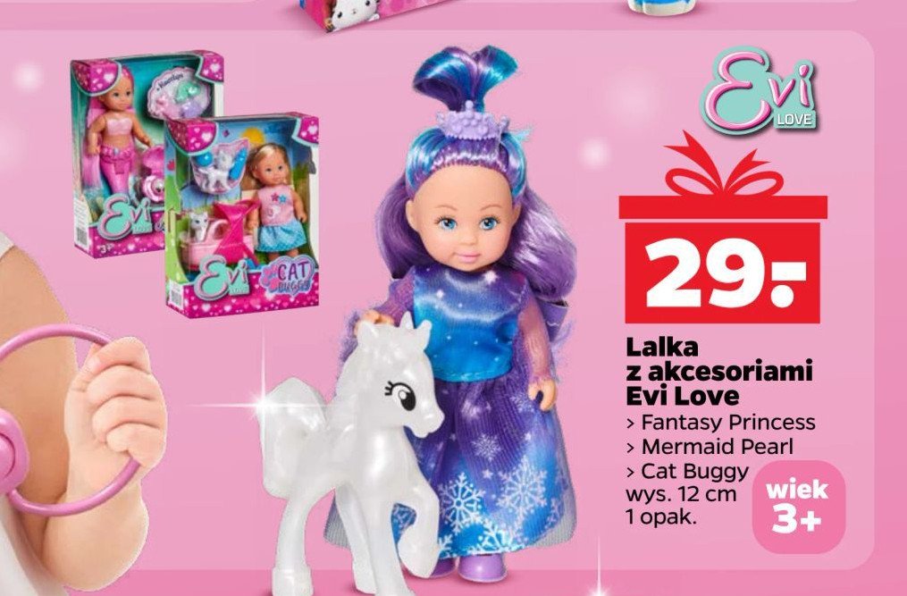 Lalka mermaid pearl Evi promocja w Netto