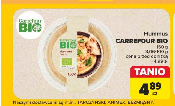 Hummus Carrefour bio promocja