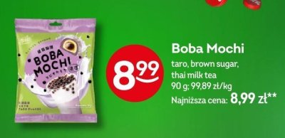 Boba Mochi taro, brown sugar, thai milk tea 90 g promocja w Żabka
