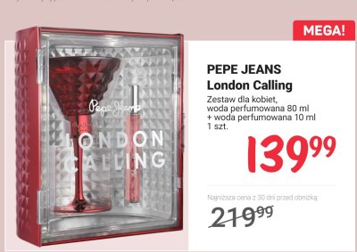 Zestaw zapachowy London Calling dla kobiet - wody perfumowane 80 ml + 10 ml promocja w Rossmann