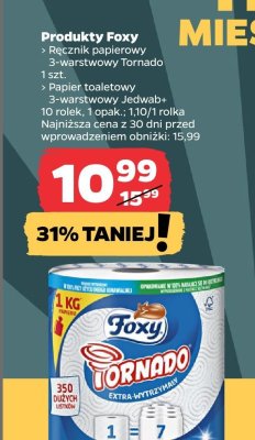 Ręcznik papierowy Tornado 3-warstwowy promocja w Netto