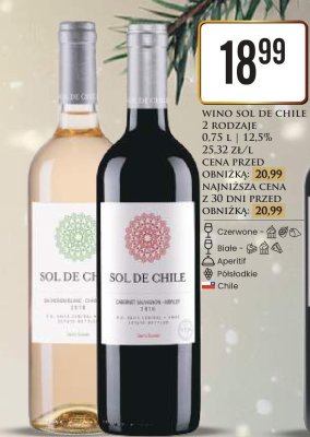 Wino czerwone Cabernet Sauvignon promocja w Dino