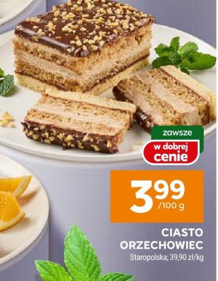 Ciasto orzechowiec promocja w Stokrotka