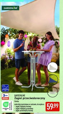 呕agiel przeciws艂oneczny granatowy GARDEN LINE promocja