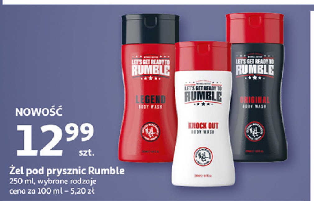 Żel pod prysznic knock out Let's get ready to rumble promocja