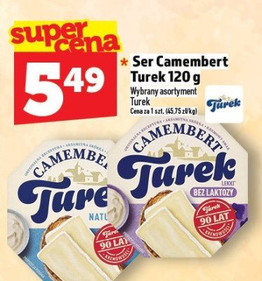 Ser Camembert Turek 120 g promocja w TOPAZ