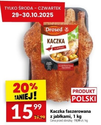 Kaczka faszerowana z jabłkami Drosed, 1 kg promocja w Twój Market