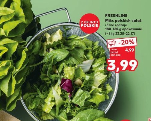 Mix sałatek Freshline promocja