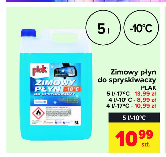 Zimowy p艂yn do spryskiwaczy Plak promocja
