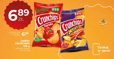 Chipsy Crunchips Papryka 140 g promocja w Duży Ben
