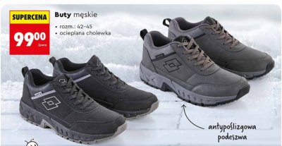 Buty męskie Lotto ocieplana cholewka promocja w Biedronka