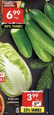 Kapusta pekińska promocja w Delikatesy Centrum