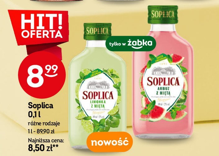 Likier Soplica limonka z miętą promocja