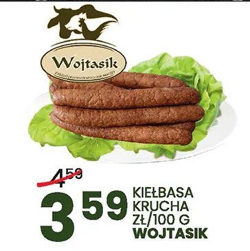 Kiełbasa krucha Wojtasik promocja w Wafelek