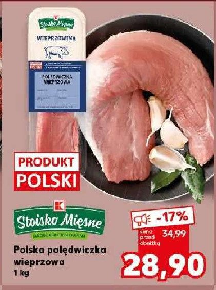 Polędwiczka wieprzow Stoisko mięsne promocja