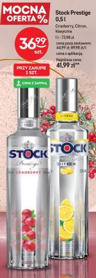 Wódka smakowa Stock Prestige Citron 0,5l promocja w Żabka