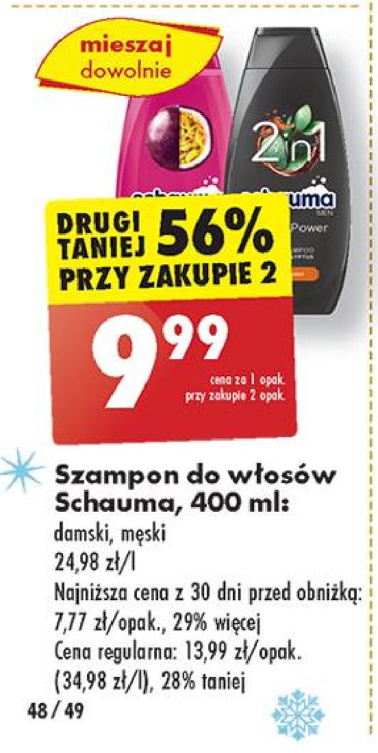 Szampon do włosów sports power Schauma for men promocja