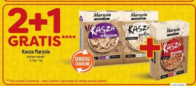 Kasza Marysia gryczana 0.5kg-1kg promocja w POLOmarket