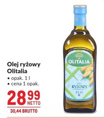 Olej ryżowy Olitalia promocja w Makro