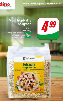 Musli tropikalne  promocja w Dino