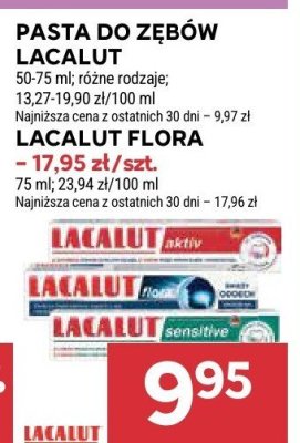 Pasta do zębów LACALUT promocja w Stokrotka