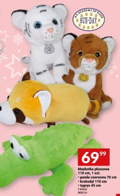 Maskotka pluszowa 110 cm - panda czerwona 70 cm, krokodyl 110 cm, tygrys 45 cm promocja w Twój Market