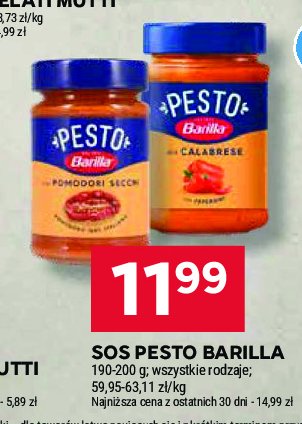 Pesto alla calabrese Barilla promocja