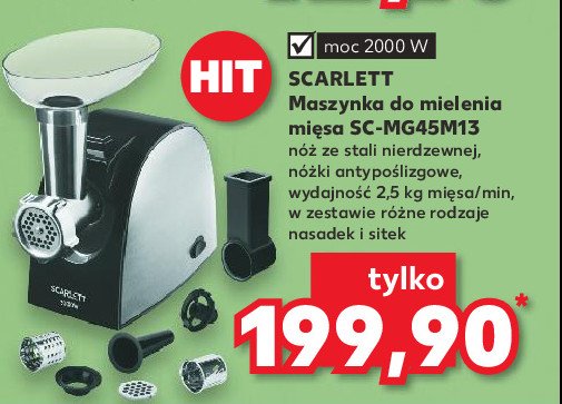 Maszynka do mielenia mi臋sa sc mg45m13 Scarlett promocja