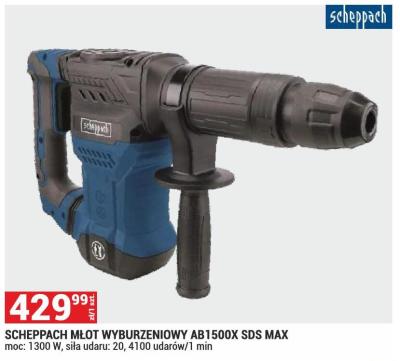 SCHEPPACH MŁOT WYBURZENIOWY AB1500X SDS MAX promocja w Merkury Market