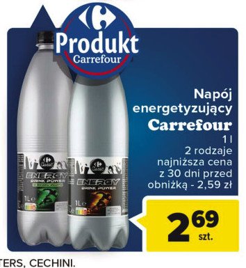 Napój energetyczny Carrefour promocja