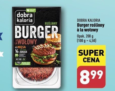 Burger wo艂owy Dobra kaloria promocja