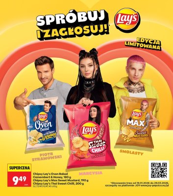 Chipsy Max Sweet Mustard Lay's promocja w Biedronka